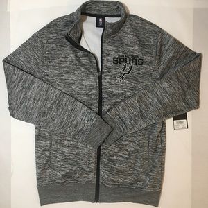 NBA San Antonio Spurs Gray Jacker Men’s Sz (S)